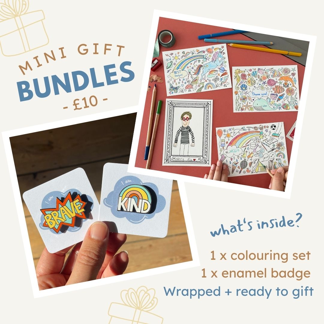 KIDS COLOURING SETS– Fearless Flamingo
