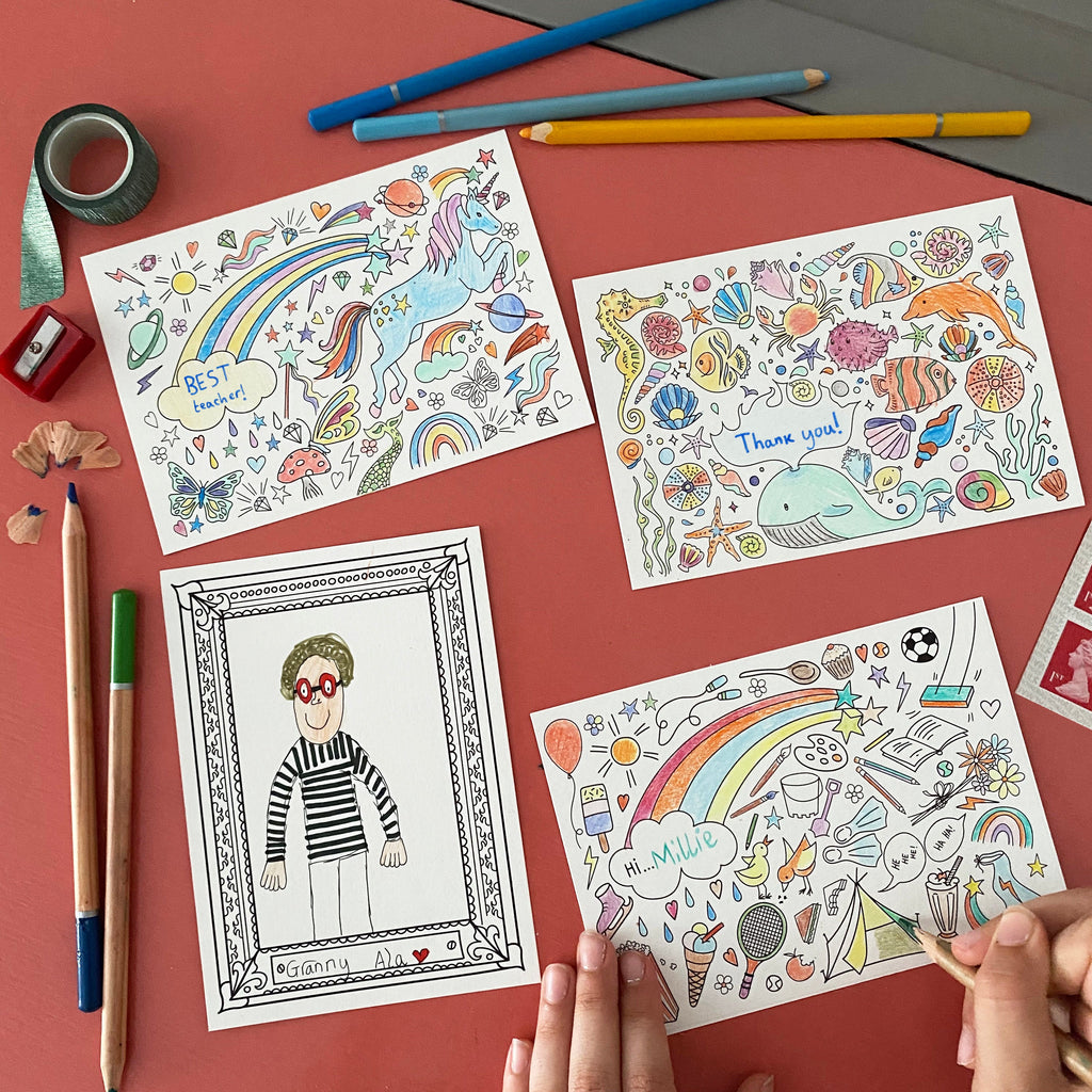 £8 Mini gift bundle (Colouring set + Keyring)– Fearless Flamingo