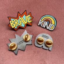 Load image into Gallery viewer, Brave enamel pin badge