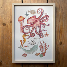 Load image into Gallery viewer, Under the Sea illustrated print