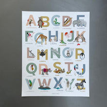 Load image into Gallery viewer, OUTLET 76: Alphabet of Emotions XL portrait print 40x50cm