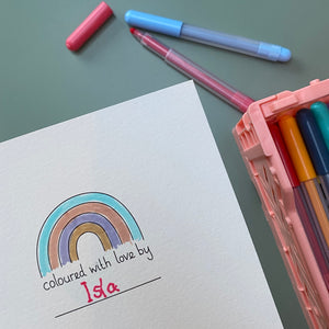 Kid's 'My...' Colouring card