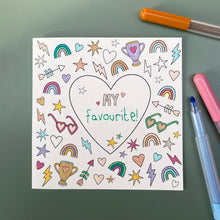 Load image into Gallery viewer, Kid&#39;s &#39;My...&#39; Colouring card