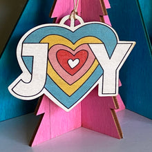 Load image into Gallery viewer, JOY Wooden decoration