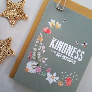 Kindness is my Superpower - card