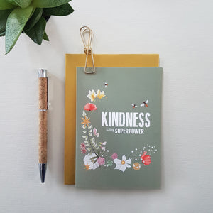 Kindness is my Superpower - card