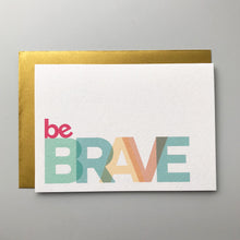 Load image into Gallery viewer, Cards of courage - send some inspiration and motivation! Singles or 5 pack
