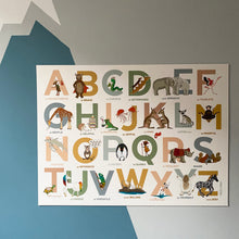 Load image into Gallery viewer, Alphabet of Emotions print - Autumn Edition (Landscape)