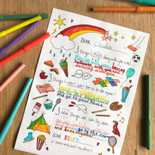 Load image into Gallery viewer, Post Pals lockdown letter - FREE colouring download