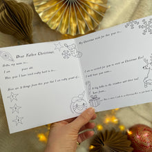 Load image into Gallery viewer, Dear Father Christmas list &amp; colouring card
