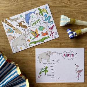 Pick n Mix bundle! - any 4 packs of Colouring postcards (32 postcards)