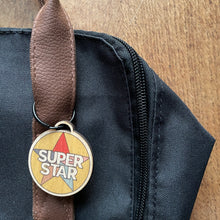 Load image into Gallery viewer, Wooden Keyring (Kind Club, Believe in You, Super Star)