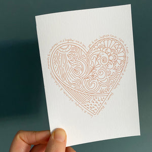 Love Stories valentines card