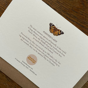 Painted Lady butterfly card