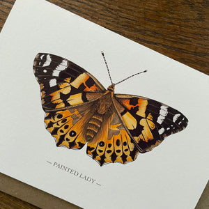 Painted Lady butterfly card
