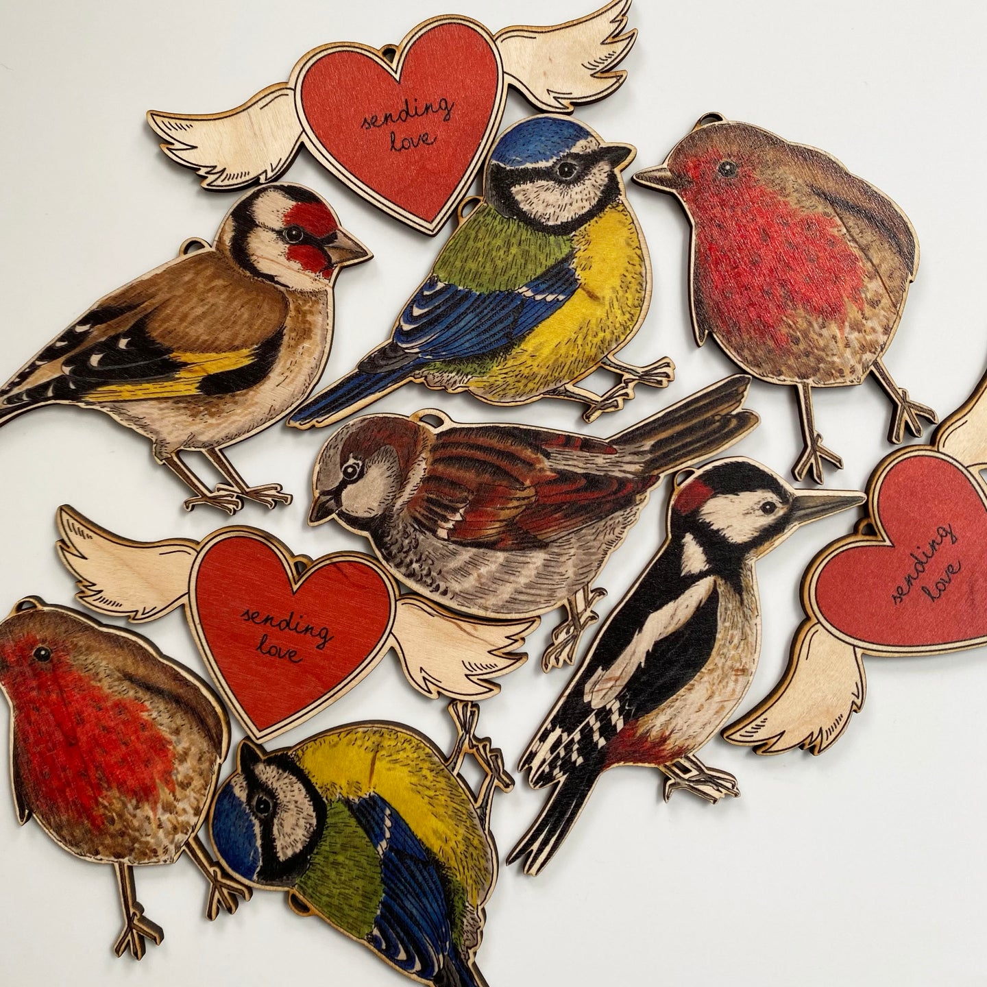 Perfectly Imperfect BIRD & LOVE WINGS decorations