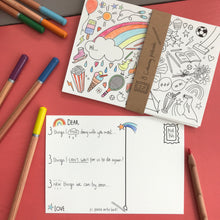 Load image into Gallery viewer, Pick n Mix bundle! - any 4 packs of Colouring postcards (32 postcards)