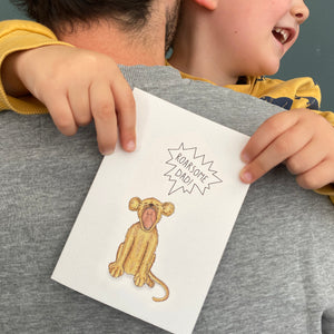 Roarsome Dad! card