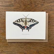 Load image into Gallery viewer, Swallowtail butterfly card