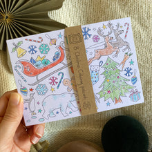 Load image into Gallery viewer, Christmas colouring postcards - 8pk