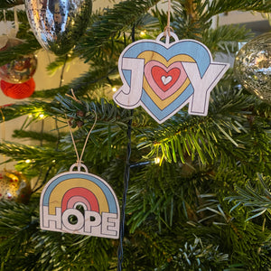 Perfectly Imperfect HOPE decoration