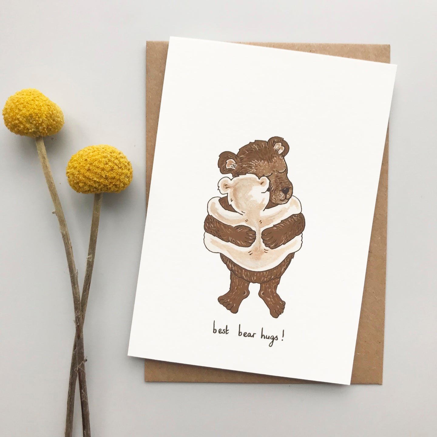 Best bear hugs! card