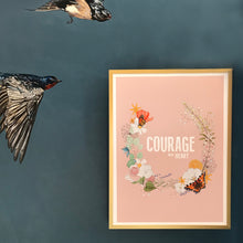 Load image into Gallery viewer, Courage, dear Heart print