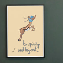 Load image into Gallery viewer, To Infinity &amp; Beyond! Gazelle print