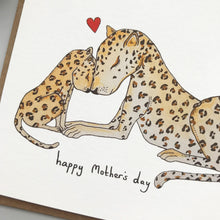 Load image into Gallery viewer, Leopard Love Mother&#39;s Day card