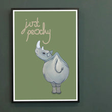 Load image into Gallery viewer, Just Peachy rhino print
