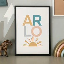 Load image into Gallery viewer, Positive and inspiring personalised name prints