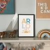 Positive and inspiring personalised name prints