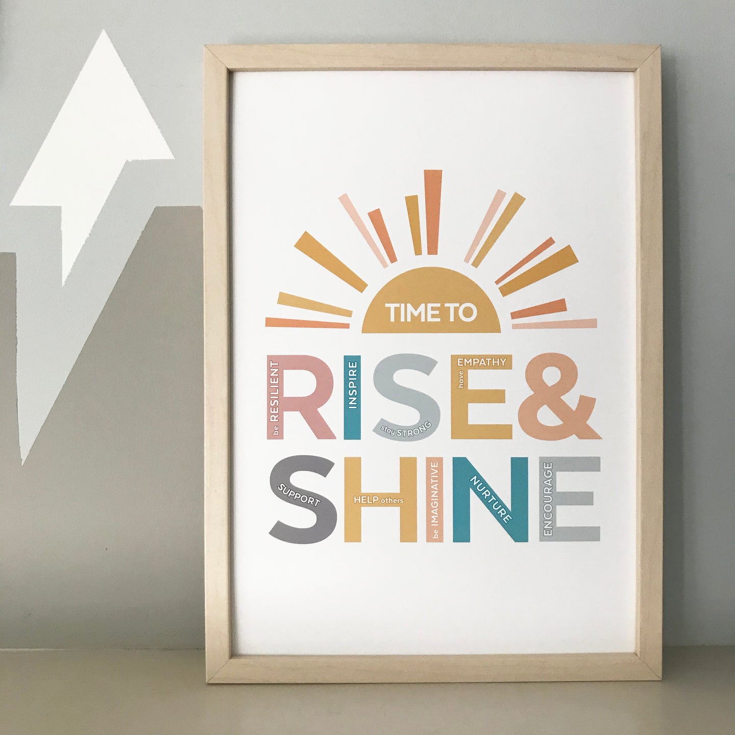 Rise & Shine print
