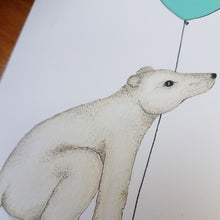 Load image into Gallery viewer, Polar Bear Cool Yule Christmas card