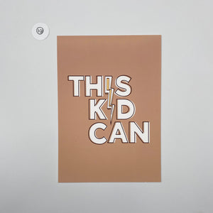 Outlet 10: This Kid Can - A5