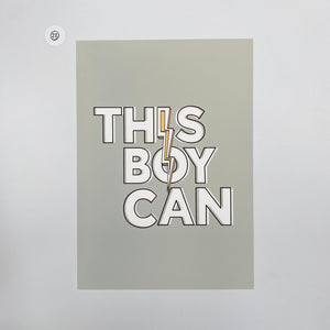Outlet 23: This Boy Can - A4