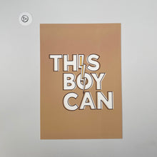 Load image into Gallery viewer, Outlet 30: This Boy Can - A5