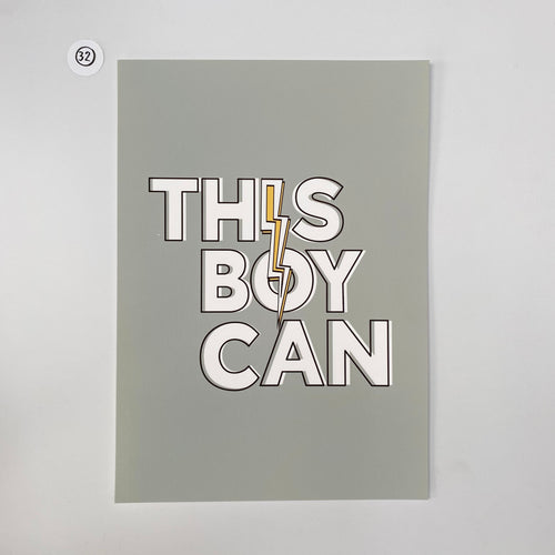 Outlet 32: This Boy Can - A4