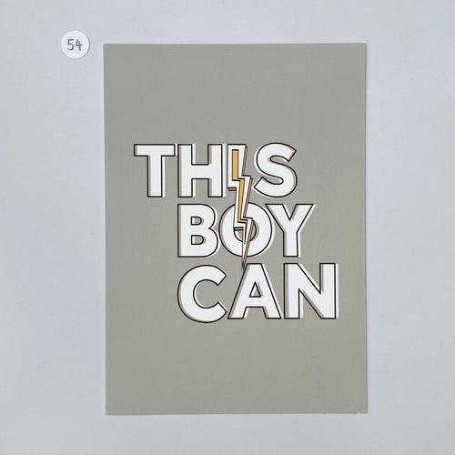 Outlet 54: This Boy Can - A5