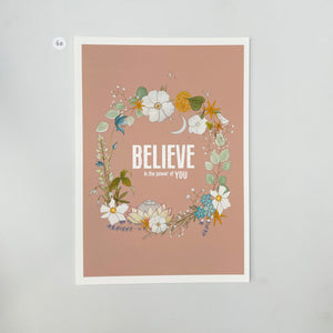 Outlet 60: Believe in the power of You - A4