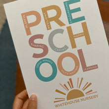 Load image into Gallery viewer, Personalised Positivity PRESCHOOL prints