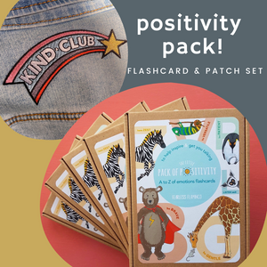 Positivity Pack! Flashcard & Patch set