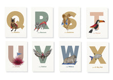 Load image into Gallery viewer, Super animal single letter prints