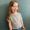 Fearless Flamingo - This Kid Can unisex kids t-shirt in light grey